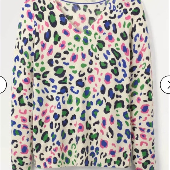 NWT Boden Cashmere V-Neck Sweater, size S - Picture 5 of 10